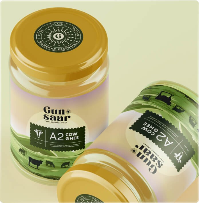 Gunsaar – wellness product branding | Flight Mode Studio